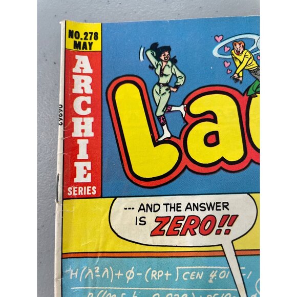 Archie Series Laugh #278 May 1974 Comic Classic School Humor Bagged Boarded - Picture 3 of 6